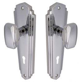 Door Knob - Polished Chrome