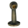 Fiddle / Gallery Rail Bracket for 6mm rod - End - Antique Brass