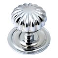 Peel Centre Door Knob - Polished Chrome