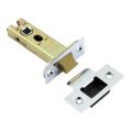 Heavy Duty Double Sprung Tubular Latch - Polished Chrome