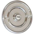 Round 100mm Bell Push - Polished Chrome