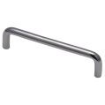 Solid D Handle - Polished Chrome