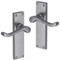 Door Handles - Satin Chrome