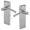 Door Handles - Polished Chrome, Satin Chrome