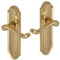 Door Handles - Polished Brass