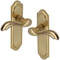 Door Handles - Polished Brass