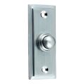 Tudor Bell Push - Satin Chrome
