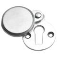 Heavy Escutcheon / Keyhole Cover - Satin Chrome