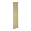 Victorian Flat Finger Plate - Polished Brass
