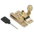 Beehive Sash Fastener Locking - Polished Brass