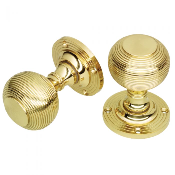 Beehive Knob - Unlacquered Brass House of Brass Ltd