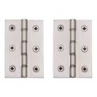 Butt Hinge 76mm (3") - Satin Nickel