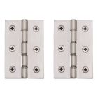 Butt Hinge 76mm (3") - Satin Nickel