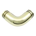 Polished Brass Radius 90 Degree Flush Elbow Connector