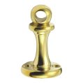 Edwardian gallery rail centre bracket for 6mm rod polished brass