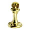 Vintage Gallery Rail Corner Bracket for 6mm Rod in Polished Brass