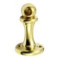 Edwardian polished brass end bracket for 6mm gallery fiddle rail
