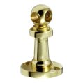 Edwardian gallery rail corner bracket for 6mm rod in polished brass finish