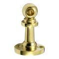 Edwardian polished brass end bracket for 6mm gallery fiddle rail