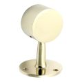 Short End Pillar Bracket - Polished Brass