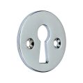 Plain Escutcheon / Keyhole - Polished Chrome