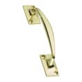Inline Pull Handle - Polished Brass