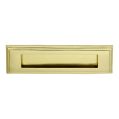 Edwardian Letter Plate - Polished Brass