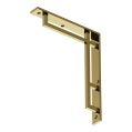Art Deco Shelf Bracket - Polished Brass