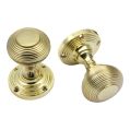 Beehive Knob  - Polished Brass