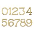 Numerals 76mm High - Unlacquered Polished Brass