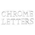 Letters A to Z  51mm High - Polished Chrome