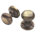 Mushroom Knob Small - Antique