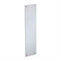 Victorian Flat Finger Plate - Polished Chrome