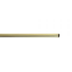 Solid Polished Brass Tube 13mm Diameter - Polished Brass