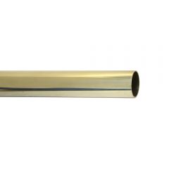 Solid Polished Brass Tube 38mm Diameter - Polished Brass