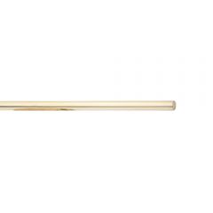 Solid Polished Brass Rod 6mm Diameter - Polished Brass