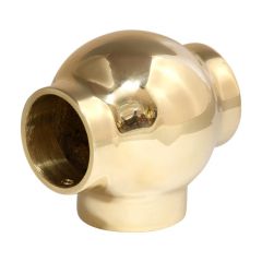 Ball Tee - Polished Brass