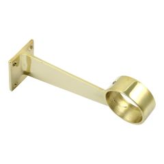 Bar Fix Foot Rail Bracket 51mm Diameter - Polished Brass