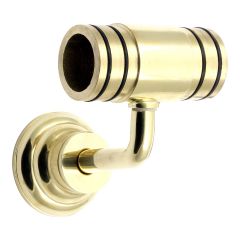 Concealed Tube Connection Bracket - Polished Brass