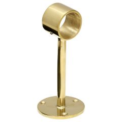 Centre Pillar Bracket Ø 38mm - Polished Brass