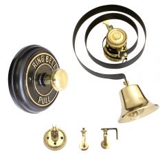 Butlers Bell Bell Pull Polished Brass