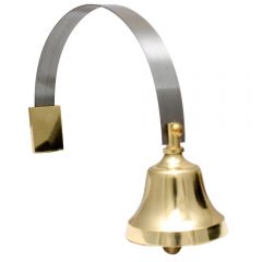 Polished brass shop bell