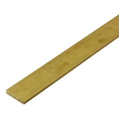 Brass Flat Bar 12.7mm x 4.76mm (1/2" x 3/16")