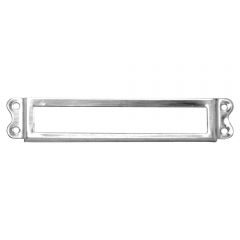 Label Card Frame 90mm x 17mm- Polished Chrome