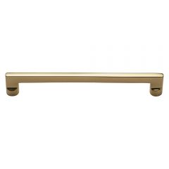 Solid Round D Handle - Polished Brass