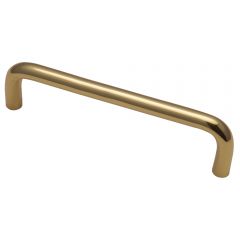 Solid D Handle - Polished Brass