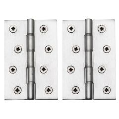 Butt Hinge 102mm (4") - Satin Chrome