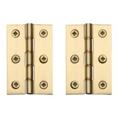 Butt Hinge 76mm (3") - Polished Brass