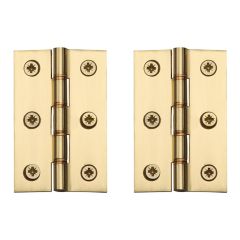 Butt Hinge 76mm (3") - Polished Brass