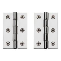 Butt Hinge 76mm (3") - Polished Chrome